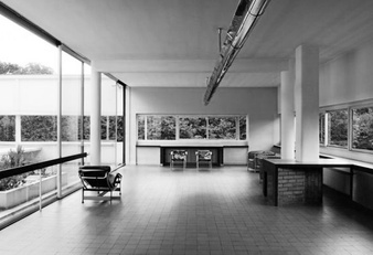 Villa-Savoye-French-Villa-Architectural-by-Le-Corbusier-Interior